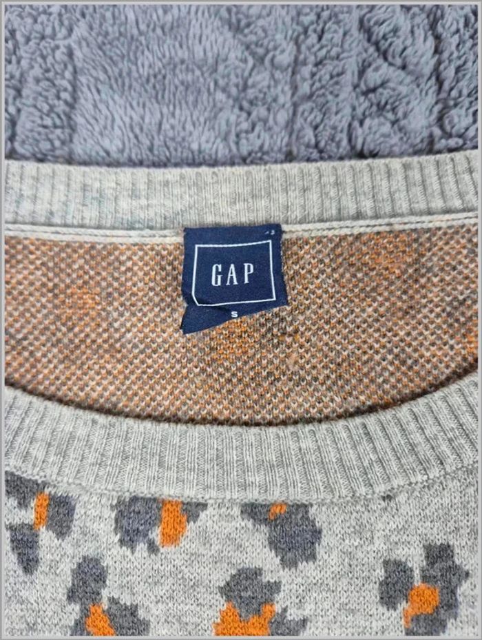Pull d'hiver en laine Mérinos Gap taille S - photo numéro 6