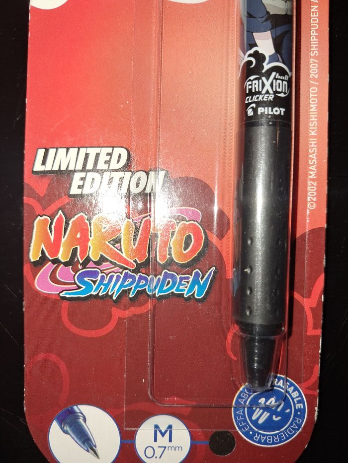 Lot de 4 stylos PILOT noir edition limitée Naruto - photo numéro 3