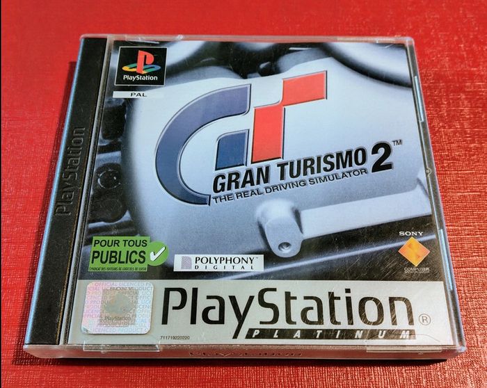 Jeu PlayStation 1 grand turismo 2 platinium