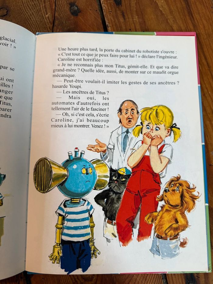 Livre rare Caroline et les vacances de Titus album édition damiers robot bd - photo numéro 6