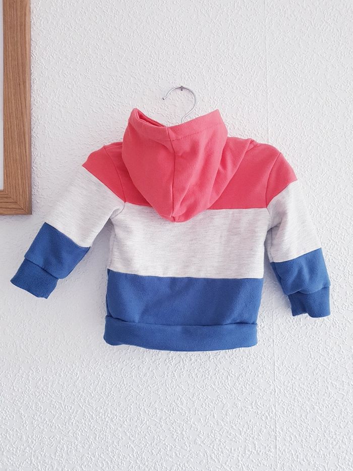 Noukie's - Sweat à capuche en molleton tricolore - photo numéro 3