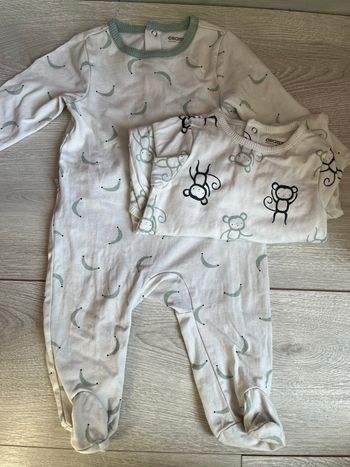 Lot de 2 Pyjama orchestra 9 mois