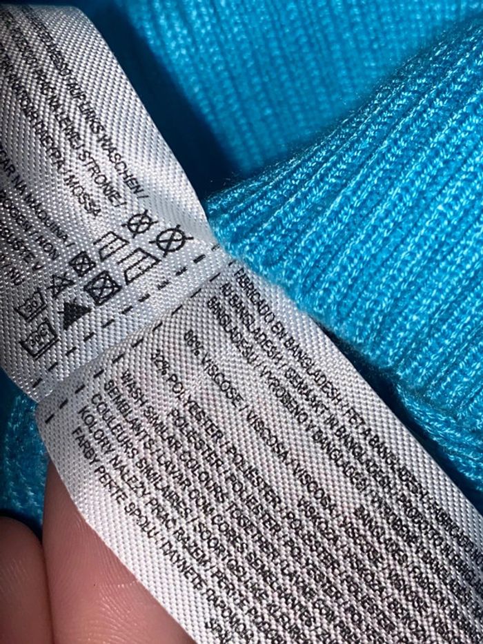 Pull turquoise primark - photo numéro 5