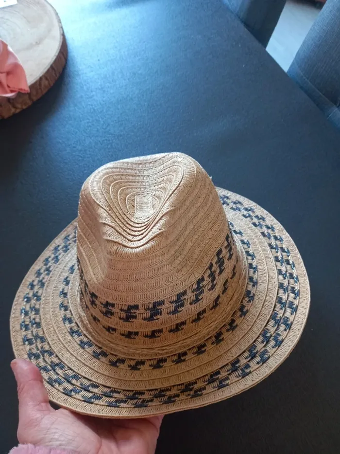 Chapeau imitation paille synthétique - photo numéro 3