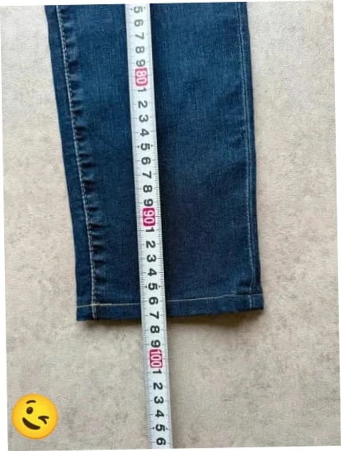 Jeans Levi's 711 W28 FR38 L30 coupe skinny bleu marine Femme Women pan533b - photo numéro 4