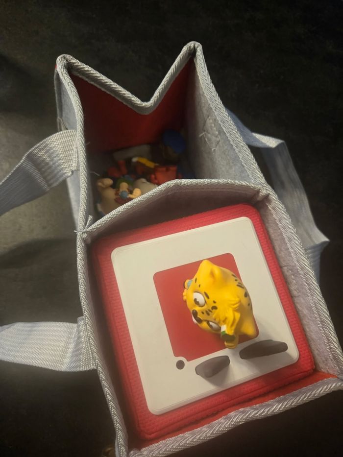 Sac de rangement tonies box neuf rouge - photo numéro 4