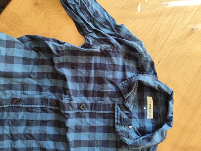 Chemise bleu carreaux - photo numéro 3