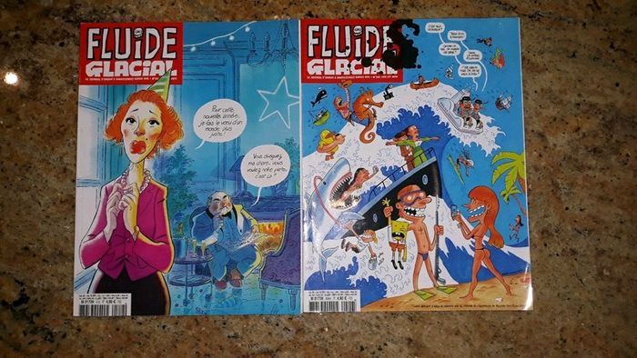 Lot de 2 fluide glacial sept 2019 et juillet 2018