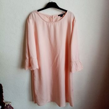 Jolie robe saumon femme 🧡