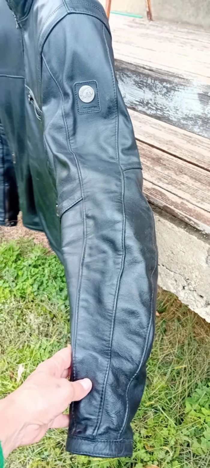Blouson en cuir noir Furygan + doublure L - photo numéro 3