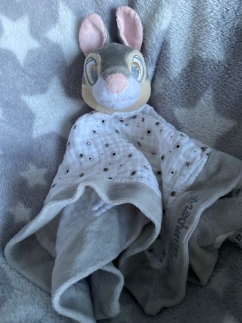 Doudou lapin plat panpan Disney 