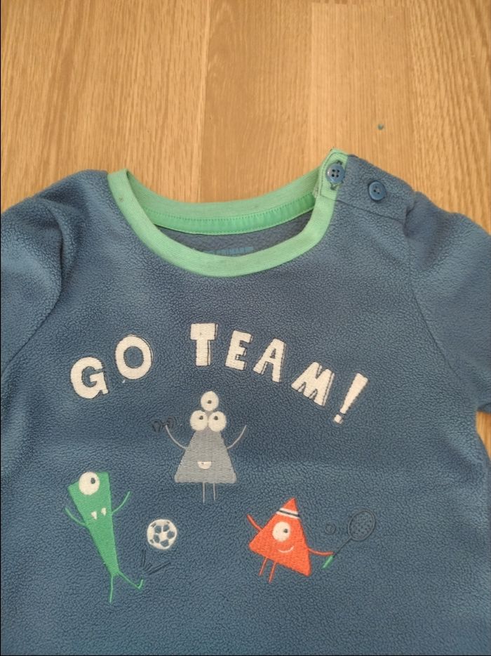 Pyjama deux pièces bébé garçon 6 à 9 mois - photo numéro 2