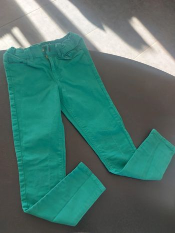 Pantalon skinny 9 ans kiabi vert