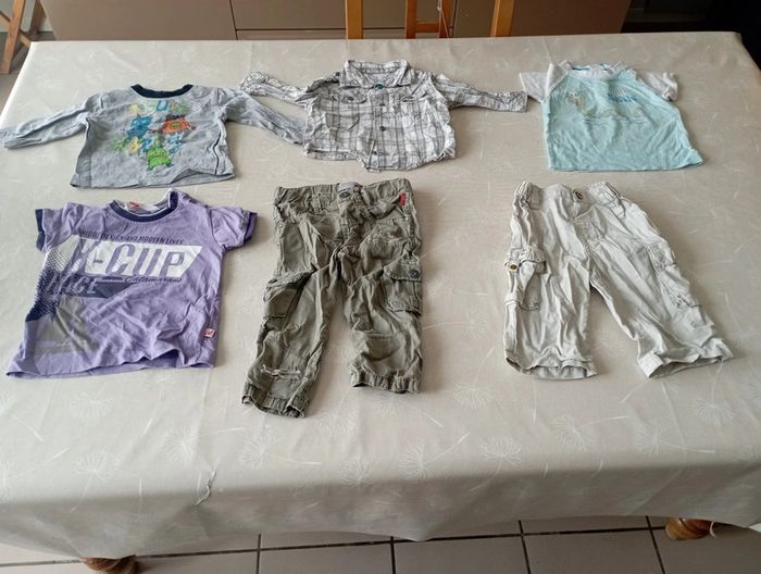 Lot 6 pièces printemps été 9 mois marques diverses