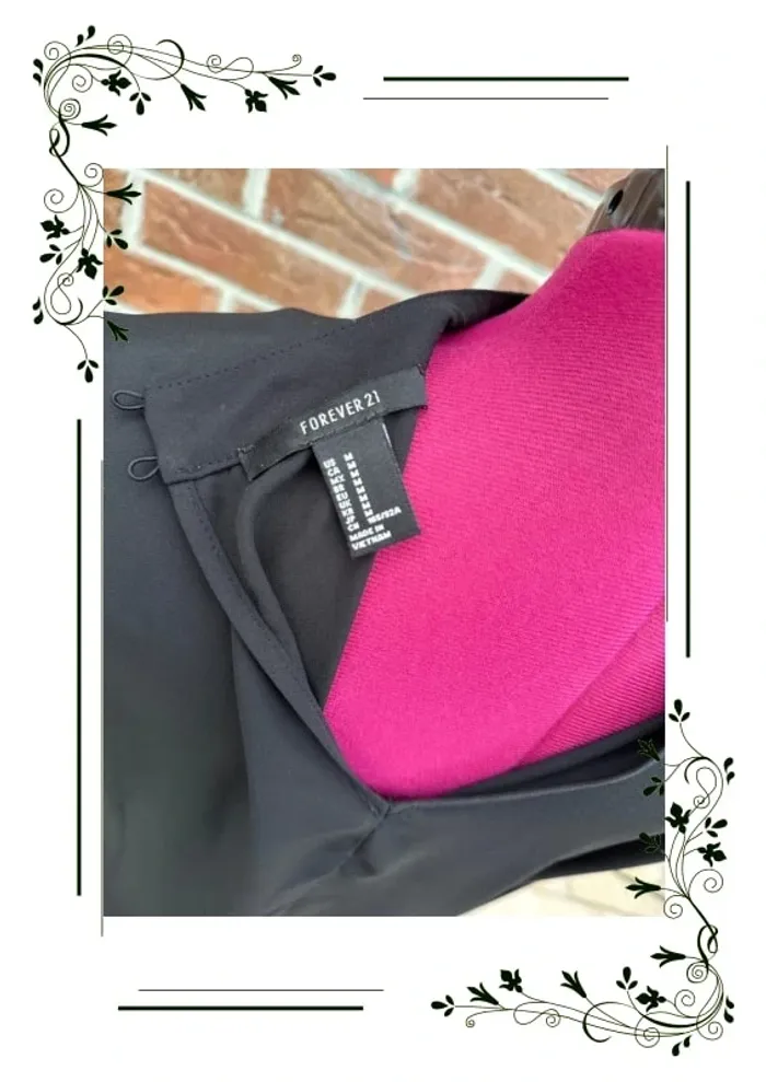 Blouse noire Forever 21 taille M - photo numéro 3