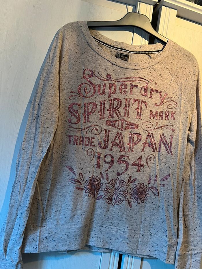Tee shirt manches longues Superdry taille XS - photo numéro 10