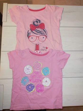 Lot de 2 t.shirt Primark 12-18 mois