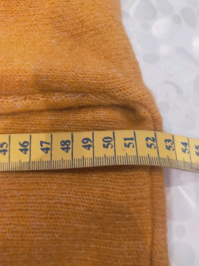 Pull manches longues laine moutarde femme  TU - photo numéro 6