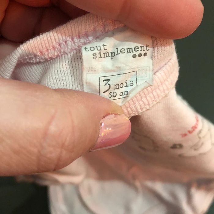Lot de vêtements fille manches longues 3 mois - photo numéro 3