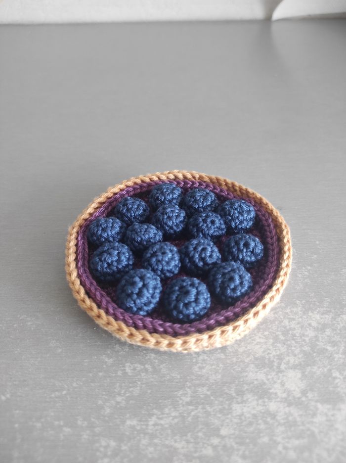 Dinette tarte aux myrtilles