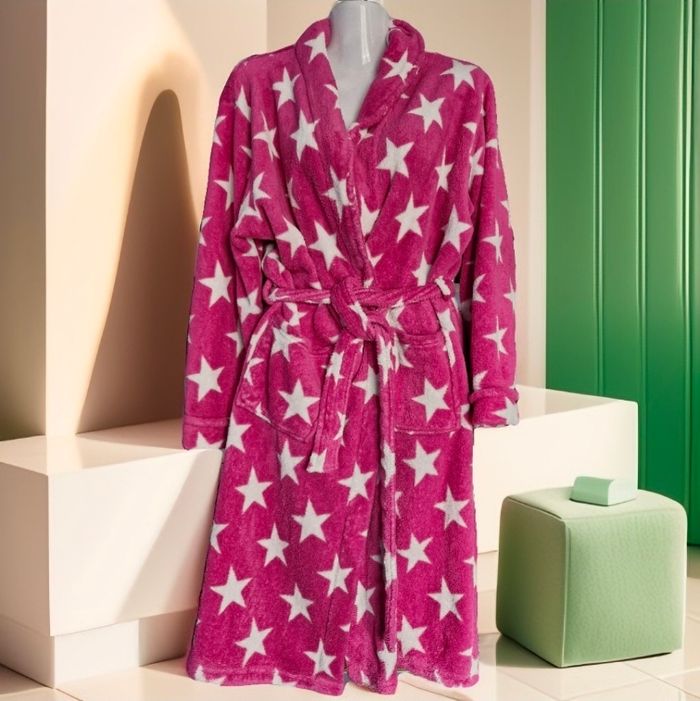 Splendide peignoir étoiles et douceur