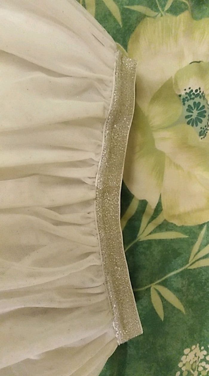 Jupe blanche Okaidi 8 ans - photo numéro 2