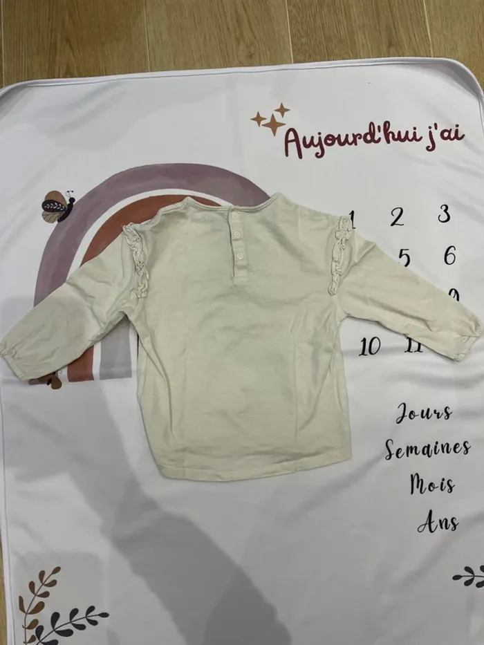 Lot de 3 t-shirts manches longues - Kiabi - 24 mois / 89 cm - photo numéro 4