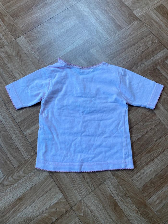 T-shirt rose taille 12 mois Du Pareil au Même - photo numéro 2