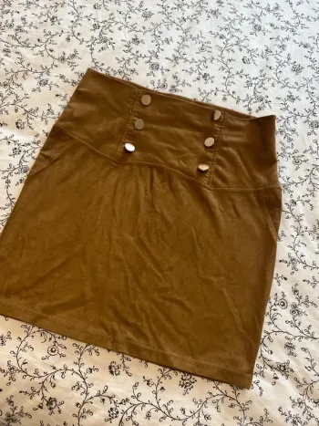 Jupe marron camel