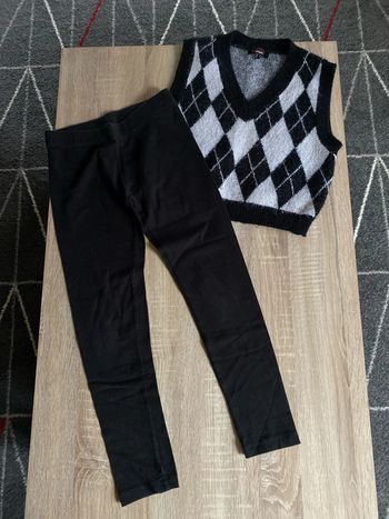 Pull sans manches legging Jennifer