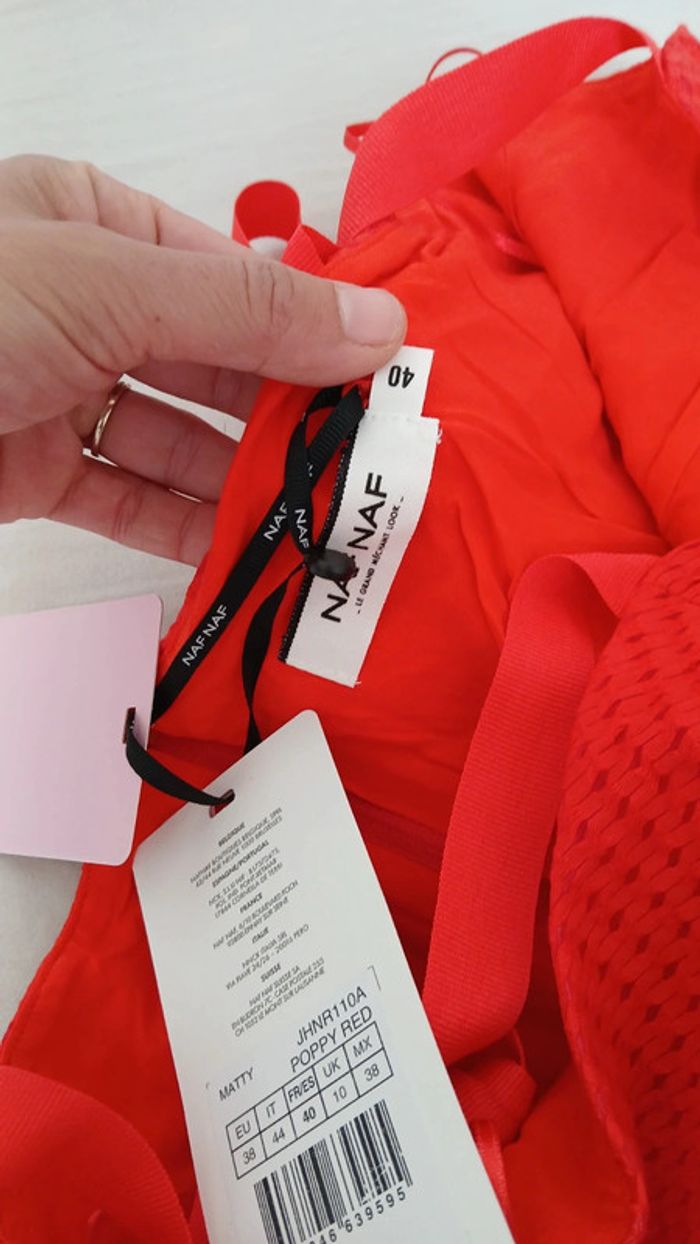 Robe cocktail naf naf neuve - photo numéro 4