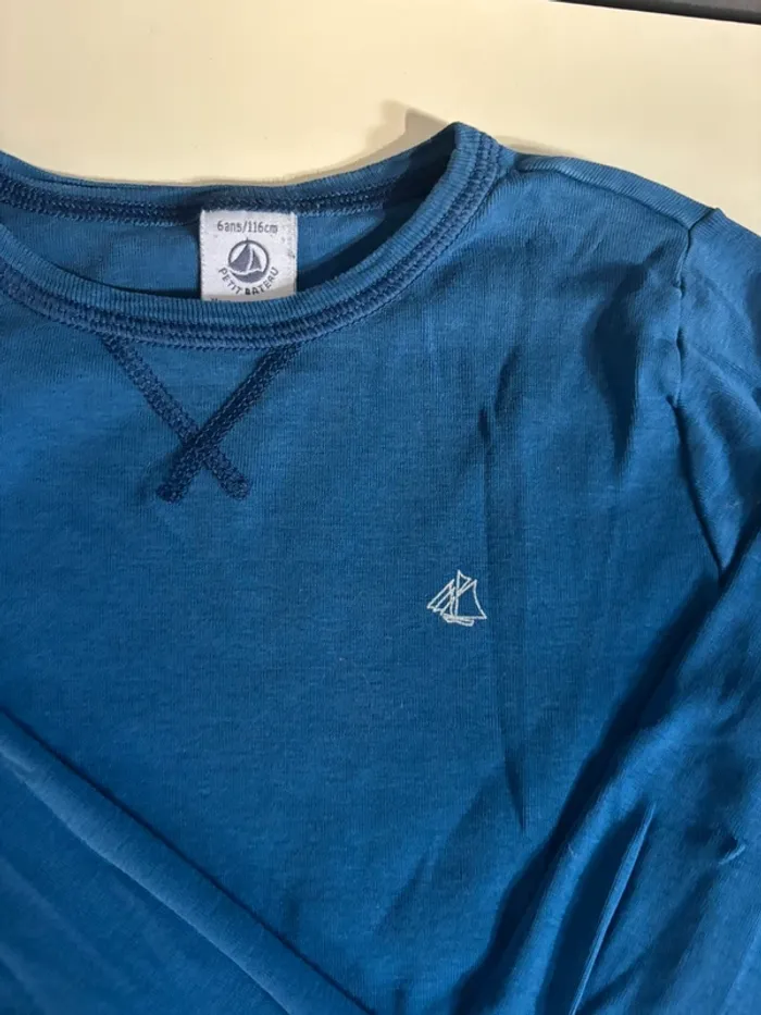 Lot 2 t-shirt petit bateau - photo numéro 3