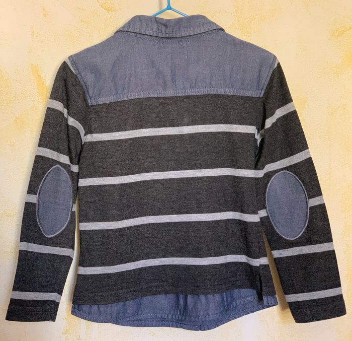 Polo effet chemise 2 en 1 Kiabi 4 ans - photo numéro 3