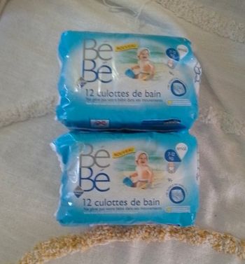 lot de 24 couches culottes de bain taille 2 - 7 à 12kg