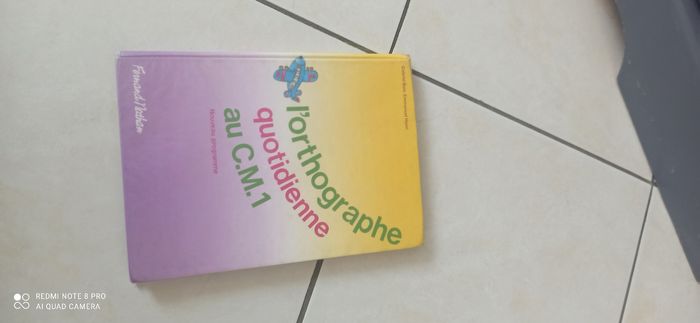 Livre l orthographe au cm1