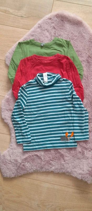 Lot de t shirt manches longues 3 ans