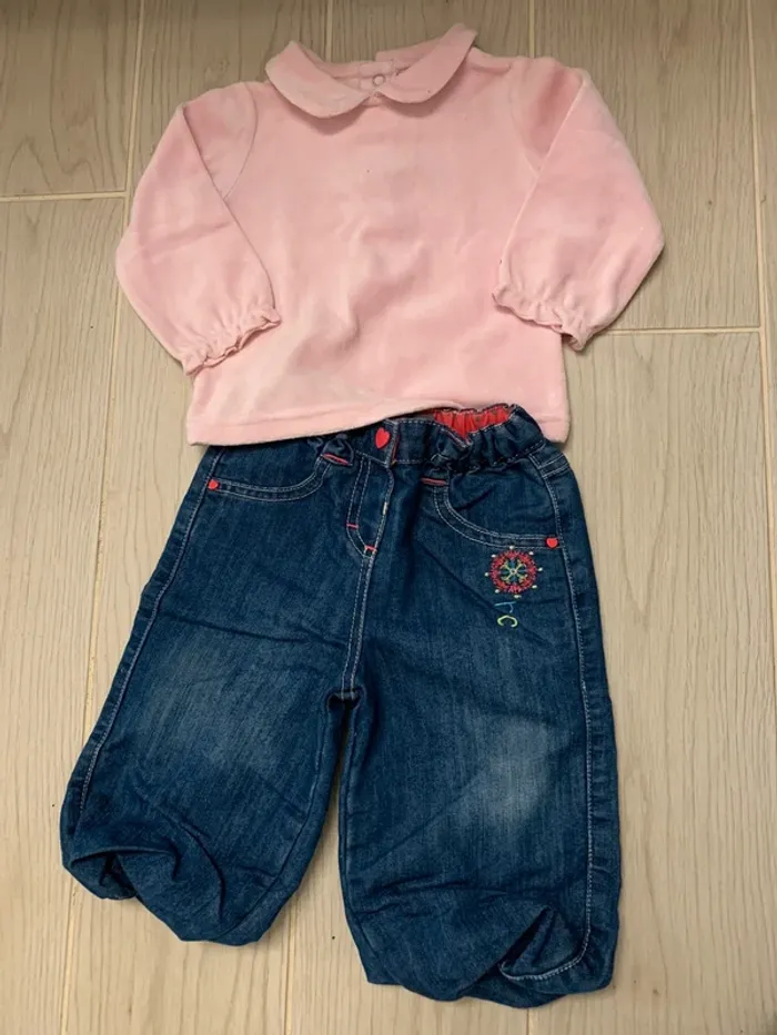 Ensemble hiver fille 12m