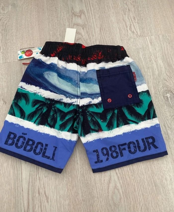 Bermuda short maillot de bain, taille 3 ans, 98 cm, marque Boboli neuf - photo numéro 3