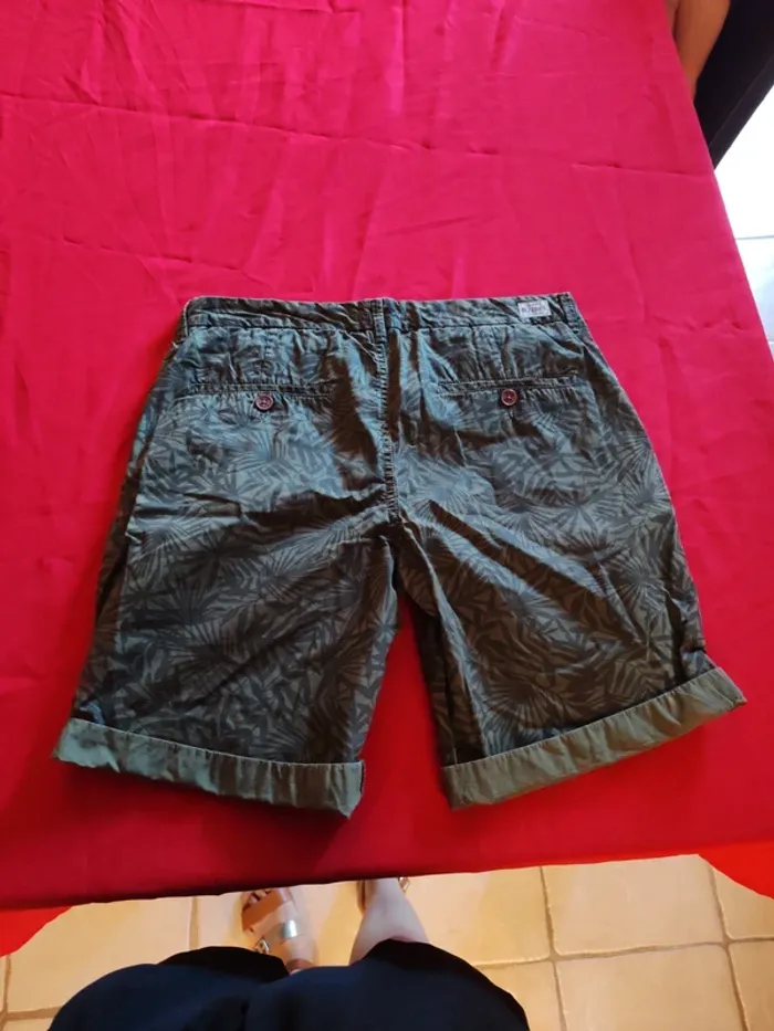 Short vert foncé taille 40 homme bizzbee - photo numéro 4