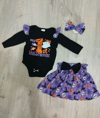 Ensemble Halloween bébé 3-6 mois
