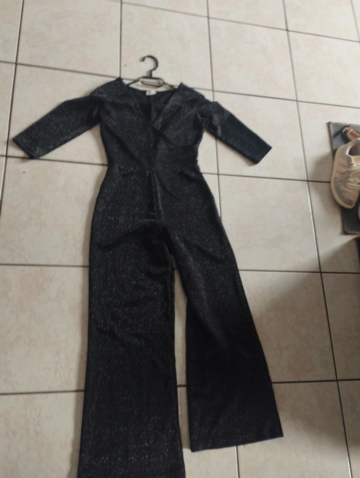 Combinaison femme taille xxs Pimkie noir pailleté