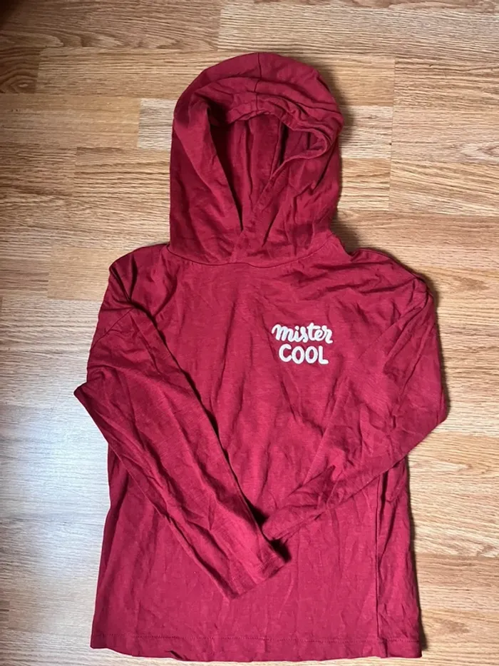 Sweat léger à capuche - taille 8 ans