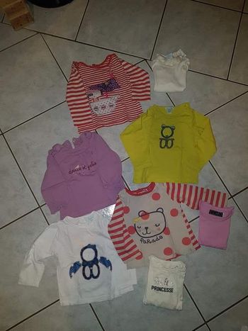 Lot de t-shirts manches longues