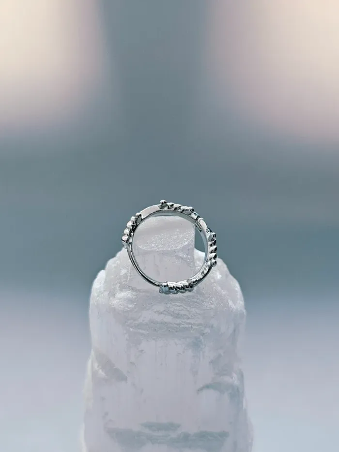 Paire Boucles d’oreilles acier inoxydable anneaux épineux - photo numéro 4
