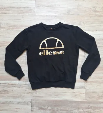 Sweat/pull noir et doré Ellesse