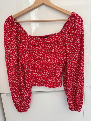 Haut fleuri taille XXS