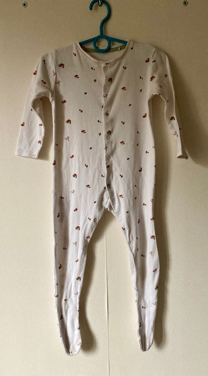 lot 2 pyjamas grenouillère motif nature 18/24 mois - photo numéro 2