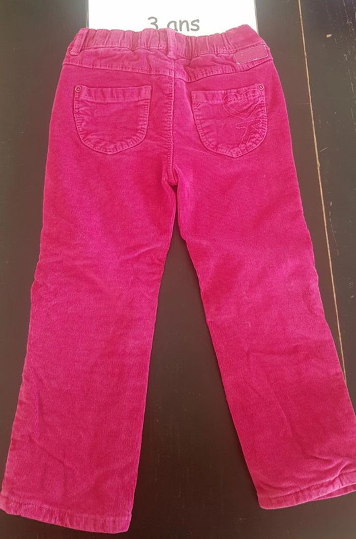 Pantalon velours okaidi 3 ans - photo numéro 2