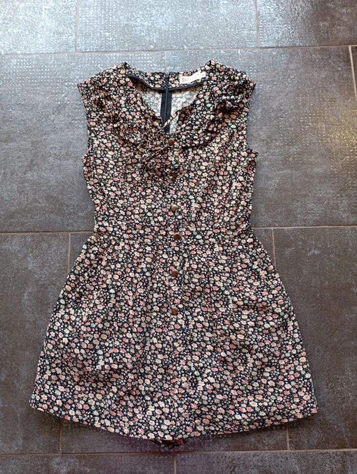 Robe  short 👗 fleurs