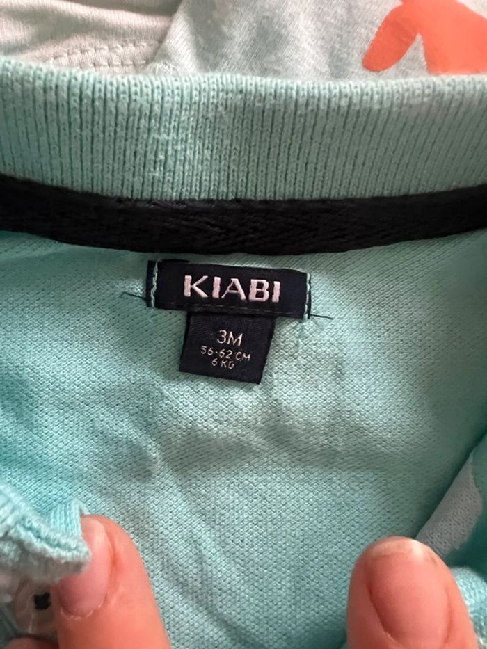 Lot tee shirt bleu 3 mois - photo numéro 5